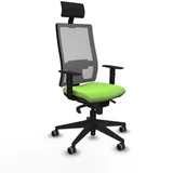 Fotele i krzesła biurowe - Krzesło Biurowe Horna Piqueras y Crespo 1D066G1 Pistacjowy - miniaturka - grafika 1