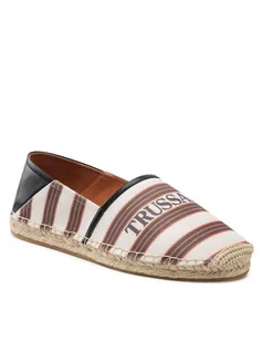 Espadryle męskie - Trussardi Espadryle 77A00445 Beżowy - grafika 1