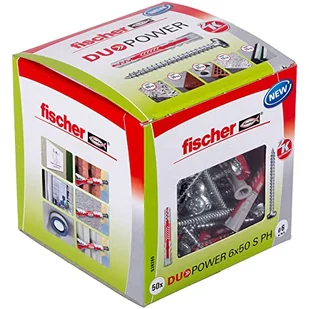 Fischer DUOPOWER 6 x 50 S PH LD 5 cm 50 szt., Dowel - Kołki - miniaturka - grafika 2