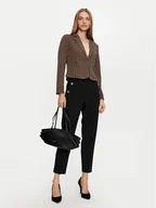 Marynarki i żakiety damskie - Fransa Marynarka Noreen 20614443 Brązowy Slim Fit - miniaturka - grafika 1