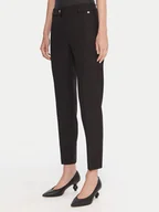 Spodnie damskie - Maryley Spodnie materiałowe 25IB52Z/M17/43NE Czarny Regular Fit - miniaturka - grafika 1