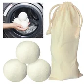 Środki do prania - Wełniane kule do suszarki NATURAL PRO 3 szt. - miniaturka - grafika 1