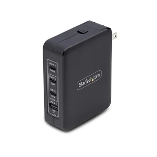 StarTech 3114GCU-WALL-CHARGER ładowarka do urządzeń przenośnych Uniwersalne Czarny Prąd przemienny Szybkie ładowanie Wewnętrzna - Ładowarki do telefonów - miniaturka - grafika 1