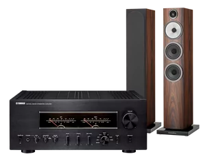 Yamaha A-S3200 (czarny) + 704 S3 (mokka) - Zestawy stereo - miniaturka - grafika 1