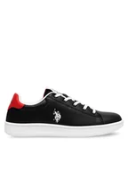 Buty dla chłopców - U.S. Polo Assn. Sneakersy TRACE001 Czarny - miniaturka - grafika 1