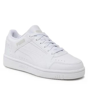 Sneakersy Puma Puma Rebound Joy Lo Jr 38198401 Biały - Buty dla chłopców - miniaturka - grafika 1