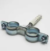 Kołki - Dg Clamps Uchwyt rurowy dwuśrubowy z kołkiem 3/4" DG GLAMPS - miniaturka - grafika 1