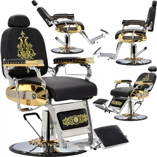 Fotel fryzjerski barberski hydrauliczny do salonu fryzjerskiego barber shop Apollo Barberking w 24H - Fotele fryzjerskie - miniaturka - grafika 1