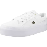 Buty trekkingowe damskie - Tenisówki Lacoste Model Ziane Kolor Biały - miniaturka - grafika 1