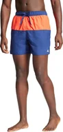 Kąpielówki męskie - Adidas Spodenki szorty kąpielowe męskie adidas Colorblock CLX granatowo-pomarańczowe IT8597 S - miniaturka - grafika 1
