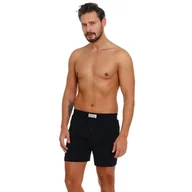 Majtki męskie - Bokserki męskie luźne, DOCTOR NAP 5166 black L - miniaturka - grafika 1