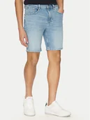 Spodenki męskie - Tommy Hilfiger Szorty jeansowe Brooklyn MW0MW39195 Niebieski Slim Fit - miniaturka - grafika 1
