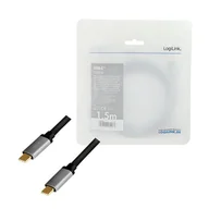 Adaptery i przejściówki - LogiLink USB 2.0 USB-C M/M 1.5 m CUA0106 - miniaturka - grafika 1