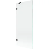 Parawany nawannowe - Mexen Lunar parawan nawannowy 1-skrzydłowy 80 x 150 cm, transparent, gun gray szczotkowany - 897-080-000-66-00 - miniaturka - grafika 1