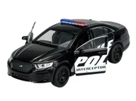 Samochody i pojazdy dla dzieci - WELLY FORD POLICE INTERCEPTOR CZARNY 1:34 SAMOCHÓD NOWY METALOWY MODEL - miniaturka - grafika 1