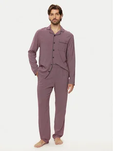 United Colors Of Benetton Piżama 4X9X4P009 Fioletowy Regular Fit - Piżamy męskie - miniaturka - grafika 1