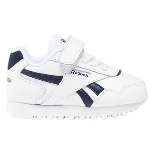 Reebok Royal Glide 1V, Trampki dziecięce, FTWWHT/VECNAV/FTWWHT, 22 EU, Ftwwht Vecnav Ftwwht, 22 EU - Buty dla dziewczynek - miniaturka - grafika 1
