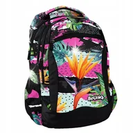 Plecaki szkolne i tornistry - PLECAK TORNISTER SZKOLNY MŁODZIEŻOWY DLA DZIEWCZYNKI STRELICJA W KWIATY - miniaturka - grafika 1