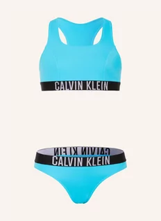 Stroje kąpielowe - Calvin Klein Góra Od Bikini Bustier Intense Power blau - grafika 1