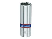 Klucze i nasadki - KING TONY Nasadka długa 1/4" 223513m, 13 mm, 50 mm - miniaturka - grafika 1