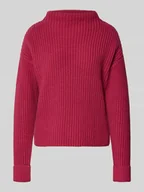 Swetry damskie - Golf o kroju regular fit z mieszanki bawełny model ‘SELMA’ - miniaturka - grafika 1