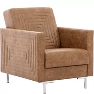 Fotele - Fotel Solvo C GIB Meble Tkanina Manila Dark Grey, Chrom - miniaturka - grafika 1