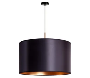 Duolla - Żyrandol na lince CANNES 1xE27/15W/230V śr. 50 cm czarny/miedź - Lampy sufitowe - miniaturka - grafika 1