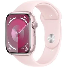 APPLE Watch 9 GPS 45mm Aluminium Sport M/L Różowy - Smartwatch - miniaturka - grafika 2
