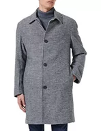 Płaszcze męskie - United Colors of Benetton Płaszcz męski 2r9jun01k sukienka, w kratkę fantasy 901, 38 - miniaturka - grafika 1