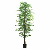 Sztuczne kwiaty - vidaXL Sztuczna roślina Ficus 2016 Liście 300 cm Zielony - miniaturka - grafika 1