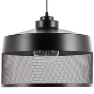 Lampy sufitowe - Beliani Lampa wisząca czarna CARDENER - miniaturka - grafika 1