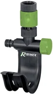Węże ogrodowe i zraszacze - Uchywt na wąż ogrodowy RIBIMEX z rozdzielaczem wody Ø 20 x 27 mm 3/4" - miniaturka - grafika 1