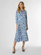 Sukienki - Apriori - Sukienka damska, niebieski|biały|wielokolorowy - miniaturka - grafika 1