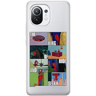 ERT GROUP etui na telefon Xiaomi 11, case oryginalny i oficjalnie licencjonowany przez Marvel, wzór Spider Man 031, optymalnie dopasowane, plecki z TPU częściowo przeźroczyste - Etui i futerały do telefonów - miniaturka - grafika 1
