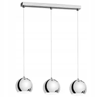 Lampy sufitowe - Nowoczesna Lampa Wisząca,żyrandol Kula Chrom 2-202 - miniaturka - grafika 1