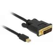 Adaptery i przejściówki - Delock Kabel adapter mini DisplayPort -> DVI-D M/M 2m czarny 83989 - miniaturka - grafika 1