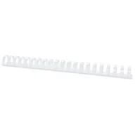 Grzbiety do bindownic - Grzbiety do bindowania OFFICE PRODUCTS 25mm białe plastikowe 50szt. - miniaturka - grafika 1