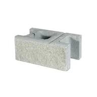 Akcesoria do ogrodzeń - Bloczek murkowy JONIEC® - GORC® GM Silver 38 x 22 x 16 cm - miniaturka - grafika 1