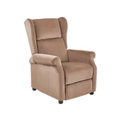 Fotele - Fotel Wypoczynkowy Agustin 2 Beż Halmar - miniaturka - grafika 1