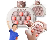 Zabawki sensoryczne - Pop It Gra Elektroniczna Antystresowa Zręcznościowa Sensoryczna Popit Miś - miniaturka - grafika 1