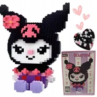 Klocki - Klocki Kuromi Sanrio Hello Kitty 3668 ELEMENTY FIGURKA KOTEK KOT MIŚ ZABAW - miniaturka - grafika 1