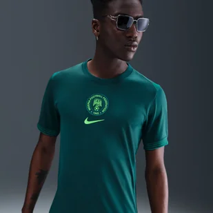 Męska koszulka piłkarska Nike Dri-FIT Nigeria Stadium2025 (drużyna kobiet) (wersja domowa) replika - Niebieski - Swetry męskie - miniaturka - grafika 1