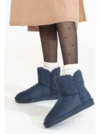 Botki damskie - Blackfield Botki zimowe "Bellevue" w kolorze granatowym - miniaturka - grafika 1