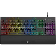 Klawiatury - RAMPAGE KB-GX65 Simula RGB Czarny - miniaturka - grafika 1