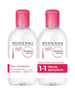 Bioderma SENSIBIO AR H2O DUOPACK Płyn micelarny - 2 x 250 ml - Płyny micelarne - miniaturka - grafika 2