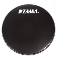 Akcesoria do perkusji - TAMA 24" Bassdrum skóra rezonansowa czarna z białym logo (BK24BMWS) BK24BMWS - miniaturka - grafika 1