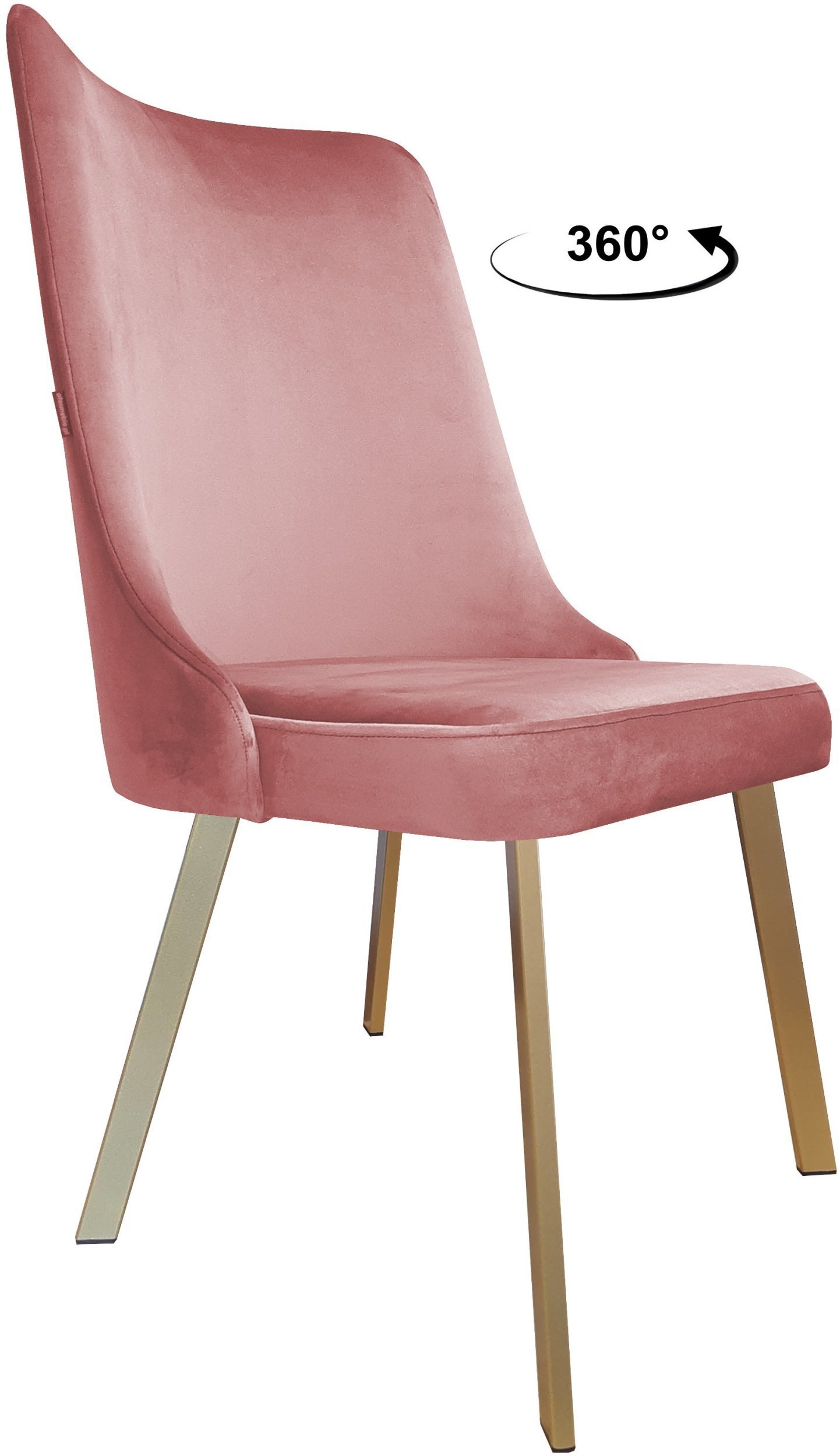 Krzesło obrotowe Victor noga Profil złota MG58