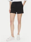 Spodenki damskie - ONLY Szorty materiałowe Poptrash 15127107 Czarny Regular Fit - miniaturka - grafika 1