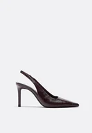 Czółenka - Stradivarius Klasyczne czółenka Ciemnoczerwony 40 - miniaturka - grafika 1