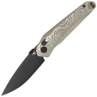 Noże - Nóż składany Bestech Mothus Light Bronze Titanium, Black PVD M390 by Kombou (BT2206C) - miniaturka - grafika 1